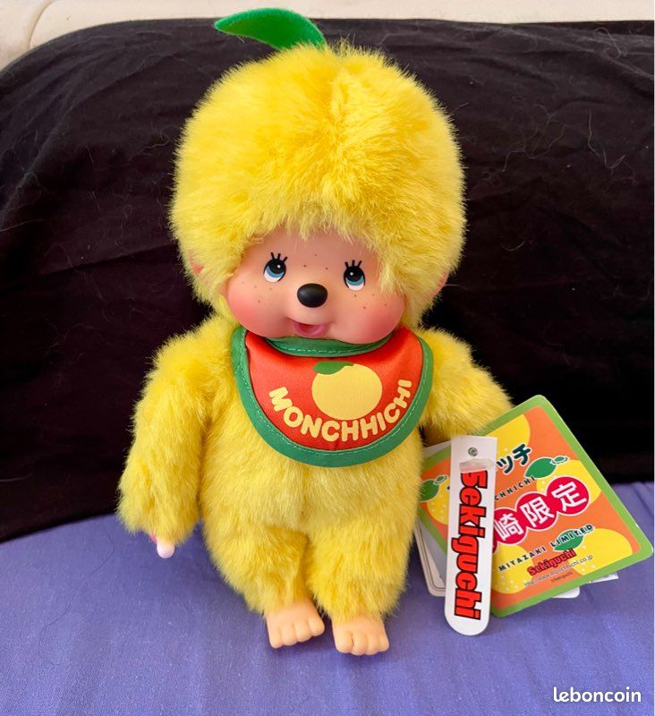 Monchhichi Kiki citron Miyazaki – rare édition japonaise – (image 2)