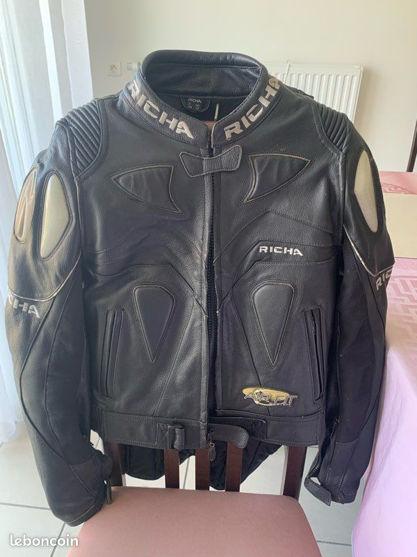 Blouson cuir moto femme (image 1)