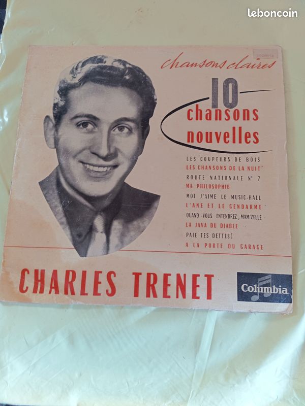 Disque 33 tours Charles Trenet (image 1)