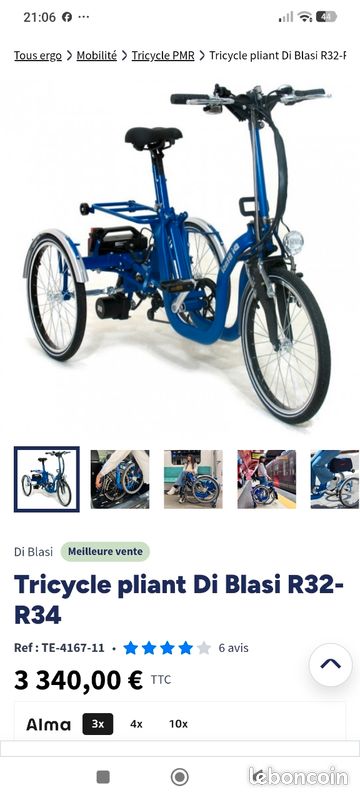 Tricycle électrique adulte (image 2)