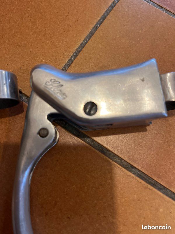 Levier De Frein Vélo Ancien - Collection Randonneuse, Neuf D’époque, Fabrication Française