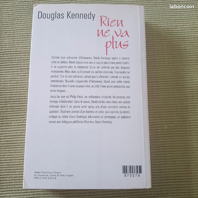 Rien ne va plus, Douglas Kennedy (image 2)