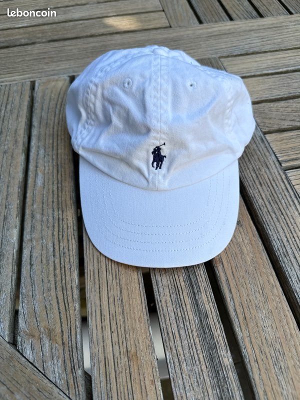 Casquette blanche junior polo Ralph Lauren (image 1)