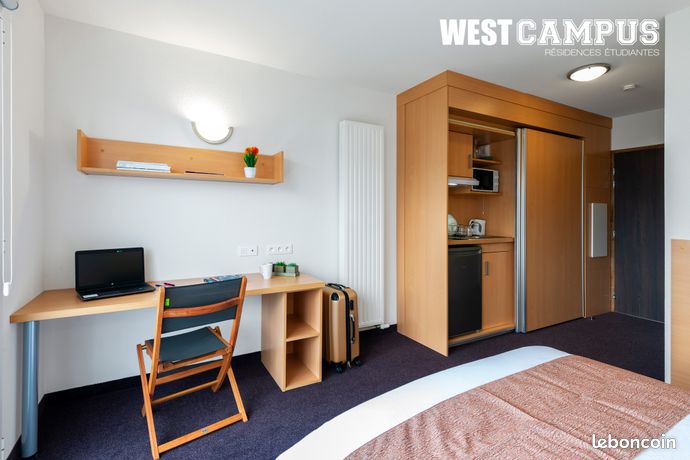 Appartement Studio meublé - Résidence étudiante - Angers 24 m² - Toutes charges comprises
