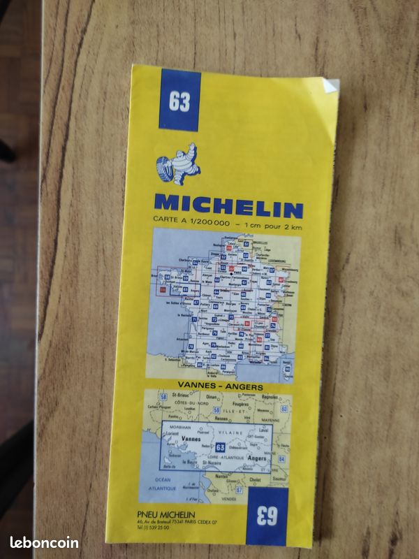 Carte routière N°63 (image 1)