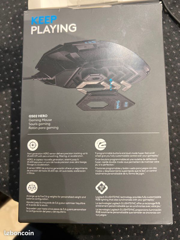 Souris Logitech Gamer , G502 HERO (image 12)