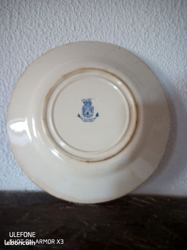 1920 Assiette GIEN - modèle Cactus (image 2)