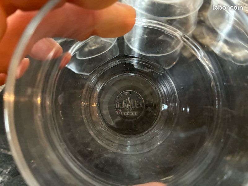Lot 12 verres Duralex Le Gigogne excellent état (image 3)