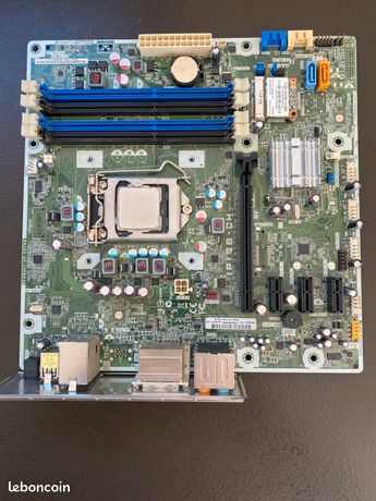 Carte mere MSI PM8M3-VH +proc+ram plaque et ventirad occasion bon état