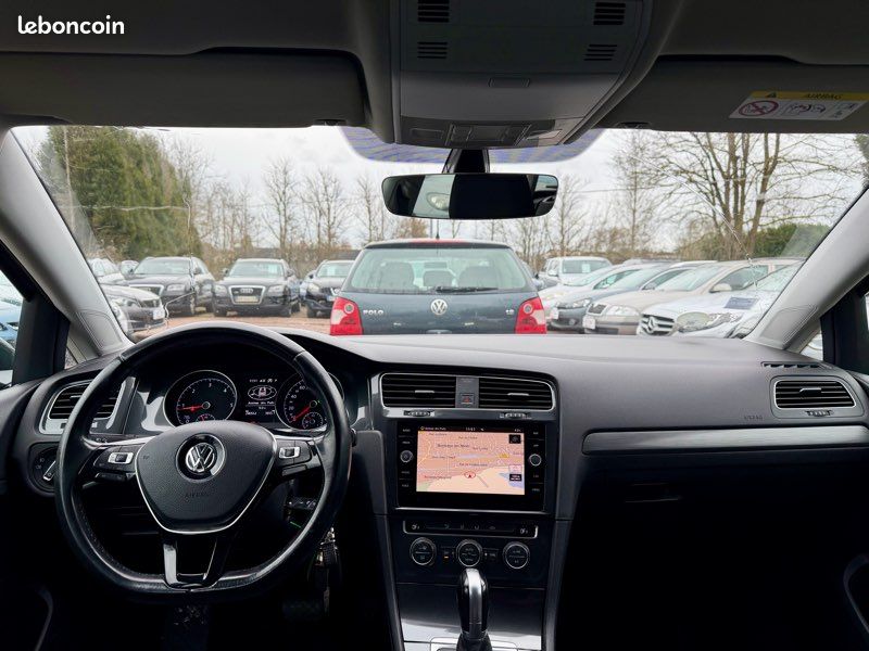 Volkswagen golf vii sw 1.6l tdi 115cv phase 2 boite automatique finition confortline 240.000kms 07/2017 gps bluetooth feux de jour à led (image 9)
