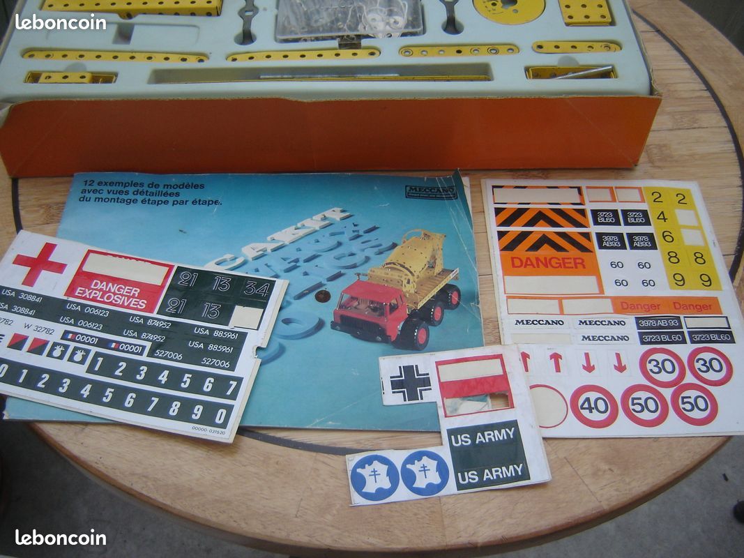Meccano Meccakit Travaux Publics 300 - Boîte Vintage Incomplète Pour Pièces