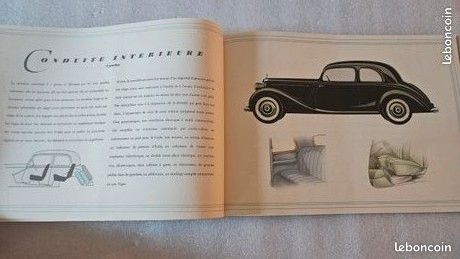 1938 brochure Mercedes 170 V Torpedo, Roadster, Cabrio... : catalogue de 28 p. En français (image 4)
