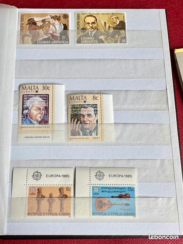 Philatélie : Timbres EUROPA 1985 – Collection complète (image 8)