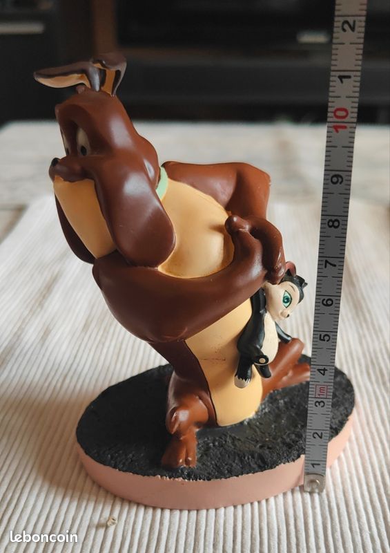 Figurine Looney Tunes Claude Le Chat - En Résine Par Atlas, Très Bon état