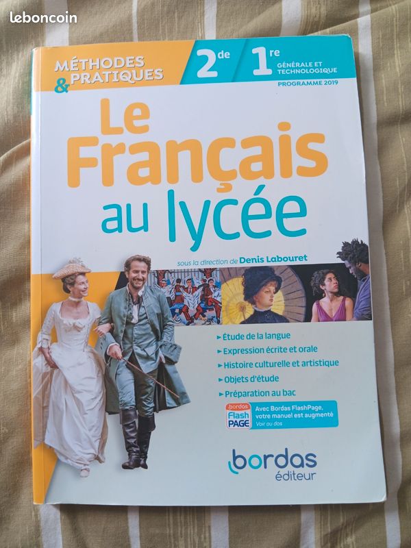 Manuel scolaire Le Français au Lycée 2de et 1re - Bordas (image 2)