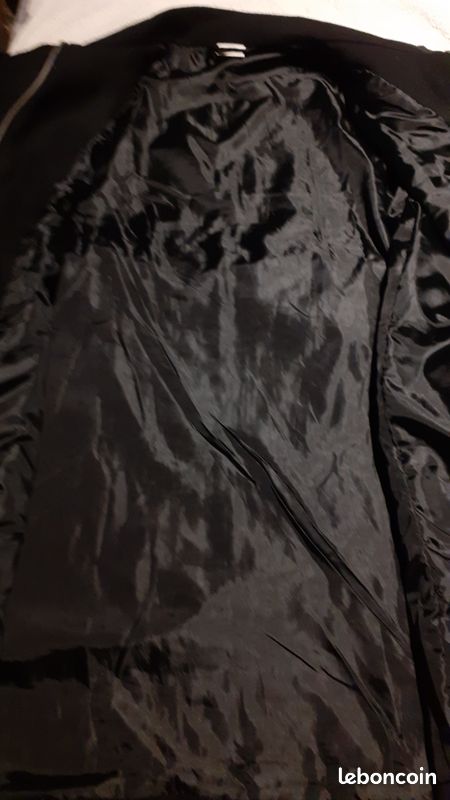 Manteau léger style polaire, noir, pour femme (image 8)