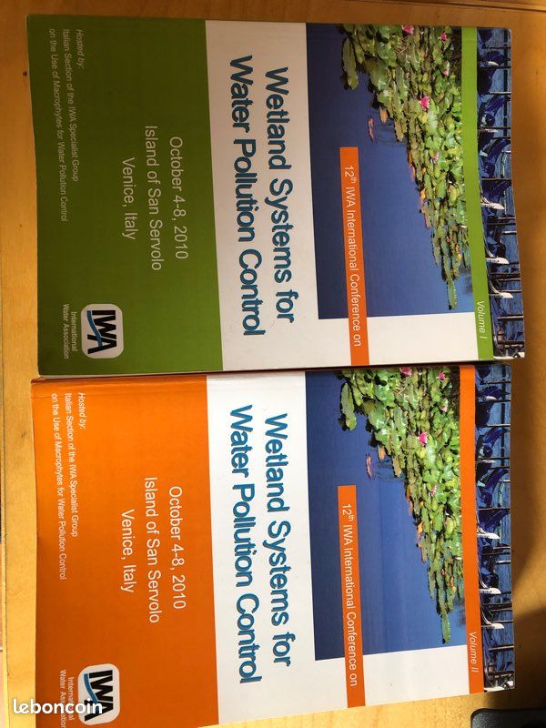 Wetland Systems for Water Pollution Control. Livres 1 et 2 (image 1)