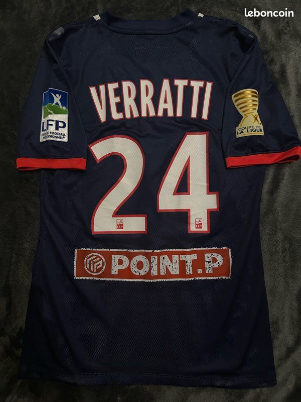 Maillot PSG Officiel 2022/2023 Player Issue – Taille M – Verratti – Neuf