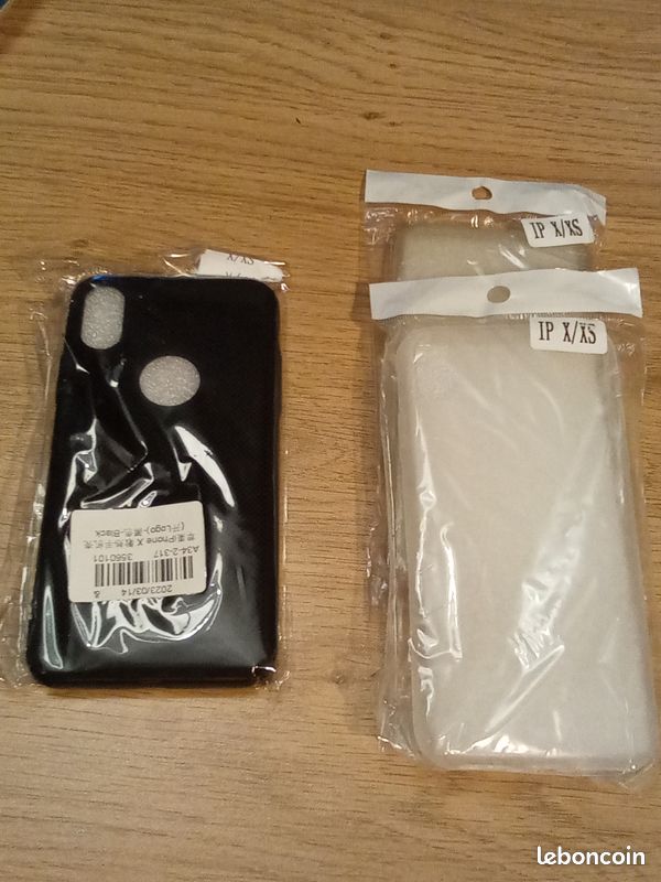 Lot 2 coques protection iphone 10 x neuves (image 2)