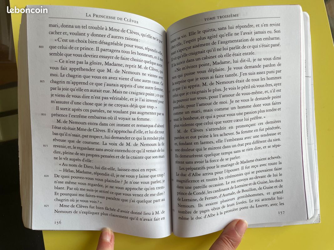 La Princesse de Clèves de Mme de Lafayette avec dossier bac (image 3)