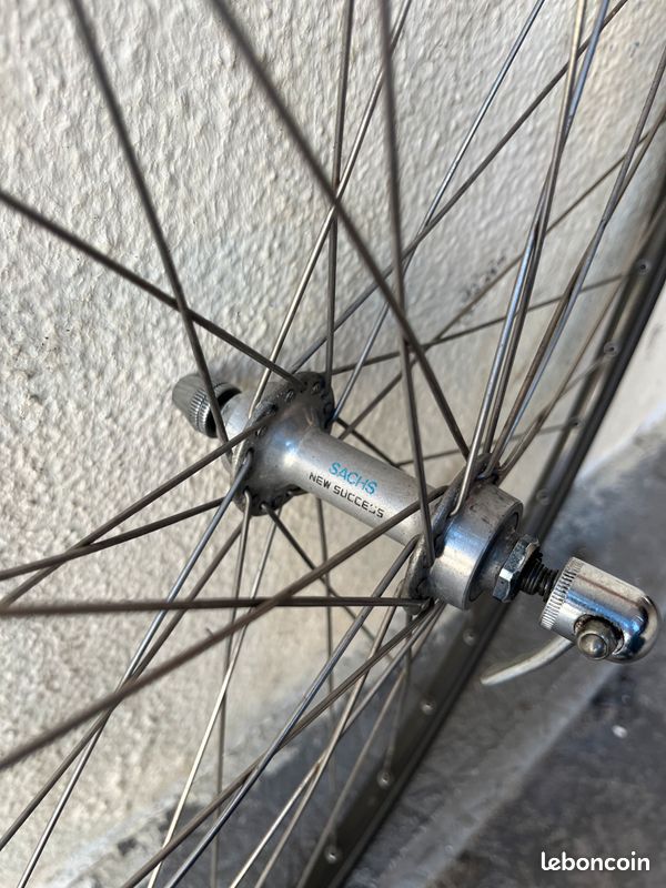 Paire De Roues Vélo Vintage 700C MAVIC SACHS LY95 - 7 Vitesses, Frein Jante