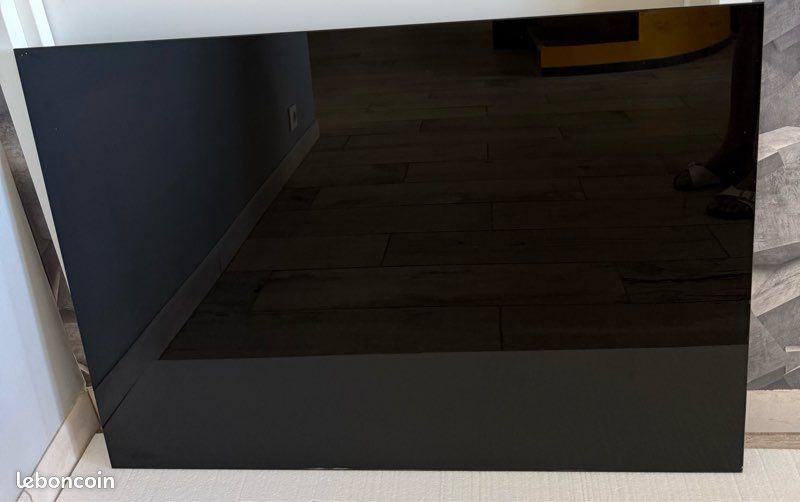 Crédence cuisine verre noir (image 1)