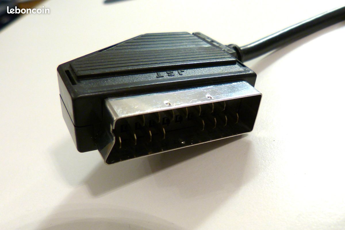 Câble Péritel RGB Sega - Pour Megadrive 1 Et Master System - SCART 3085 (Occasion)
