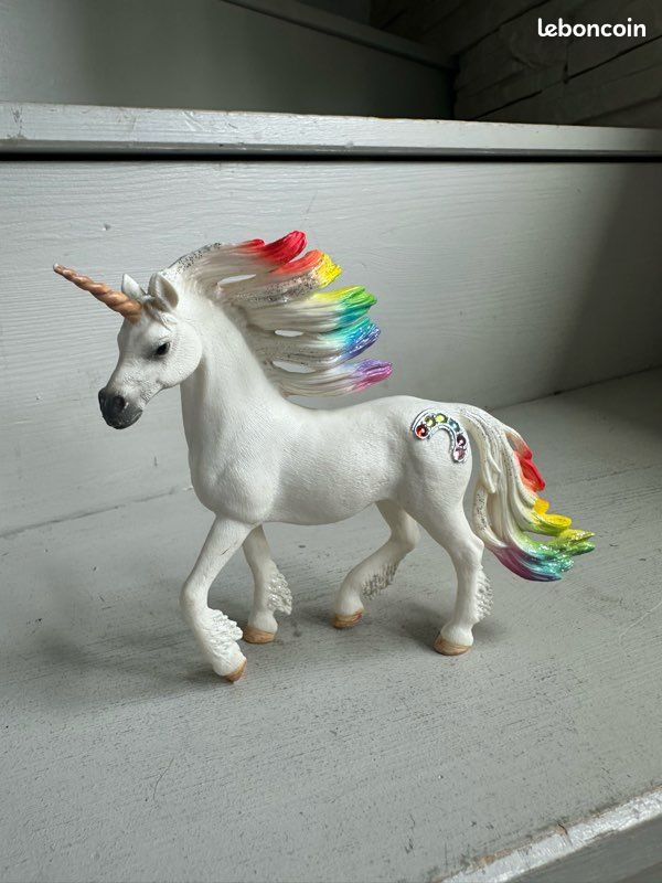 Licorne arc en ciel cheval (image 1)
