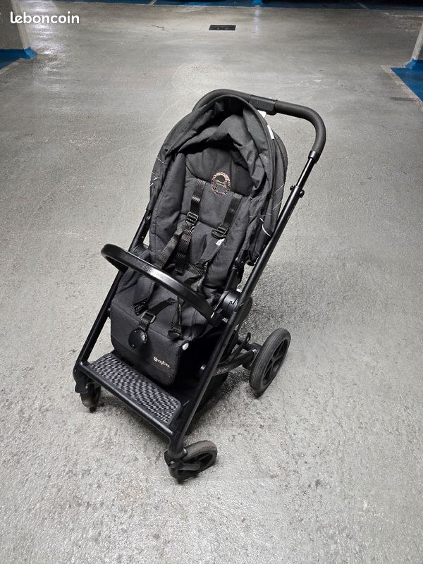 Poussette Cybex Balios S + Cosy Aton Q + Habillage Pluie Cybex (image 3)