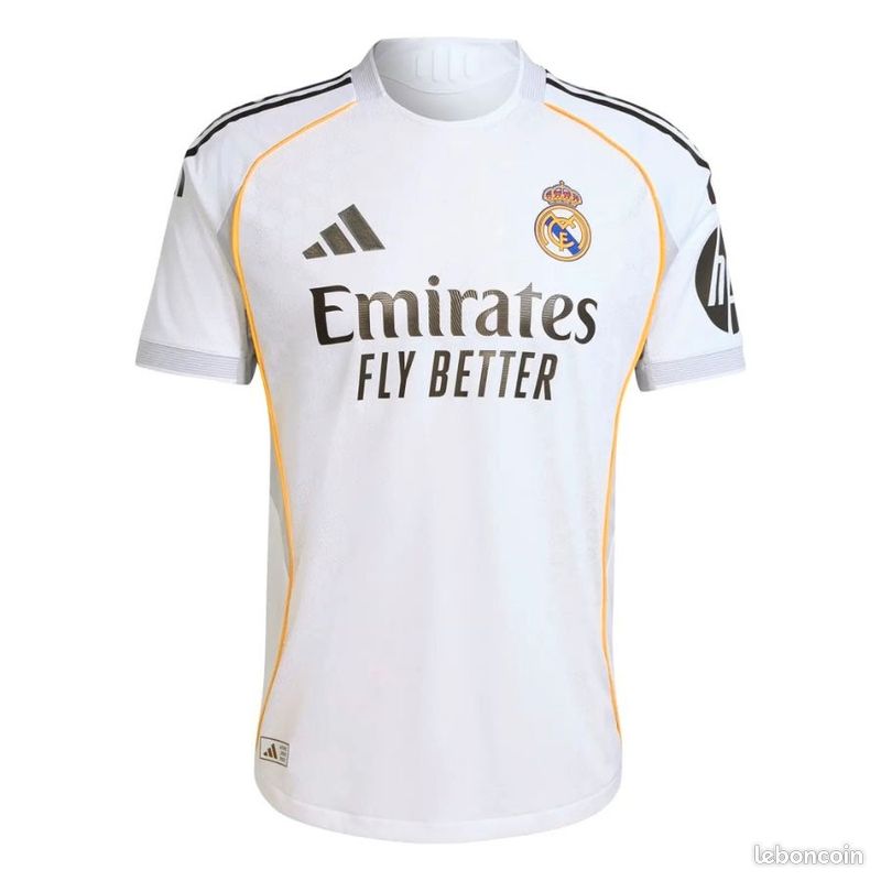 Maillot De Foot Real Madrid Domicile 2025/2026 - Adidas Taille M - Neuf Avec étiquette