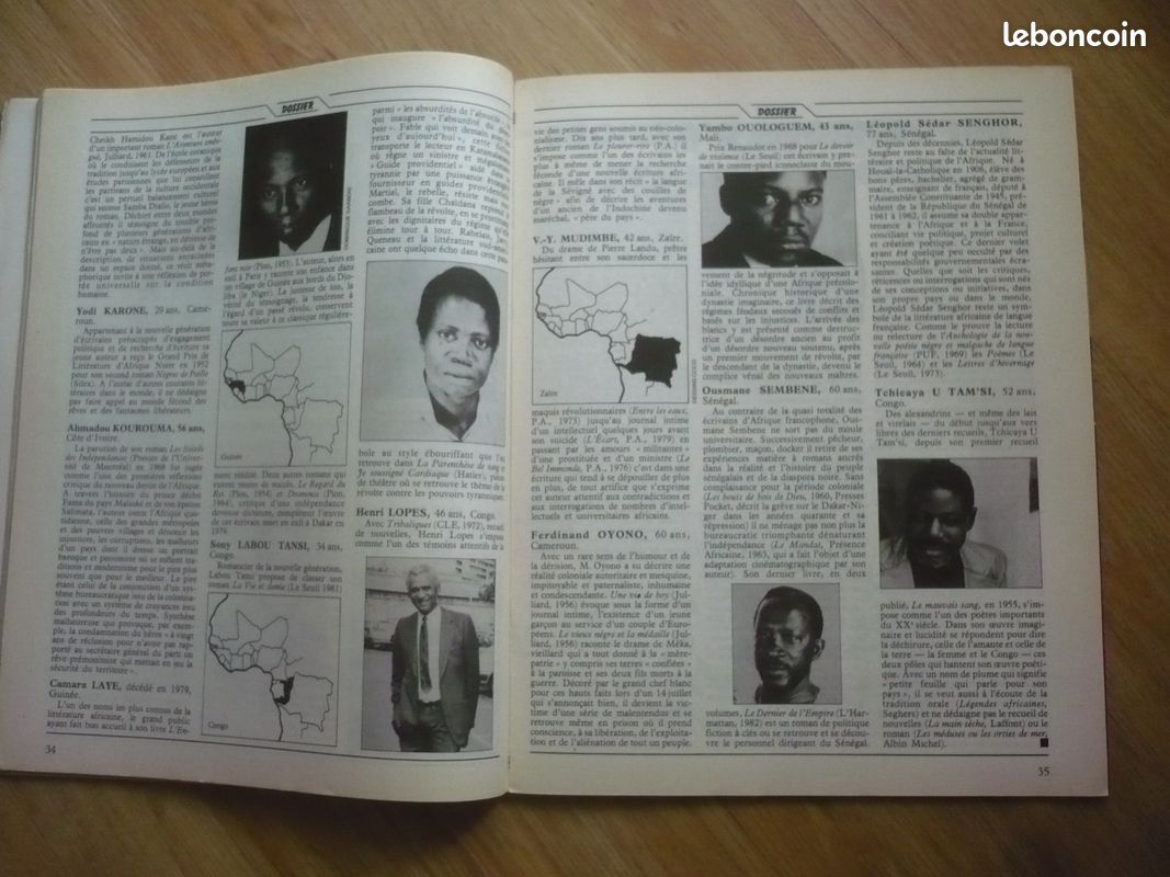 MAGAZINE LITTÉRAIRE N° 195 - AFRIQUE NOIRE : L’autre littérature d’expression française - Mai 1983 - (image 6)