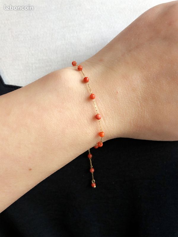 Bracelet réglable en émail – Poudre de Bijoux