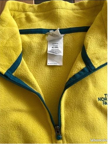 Polaire half zip The North Face/Jaune/XL women (image 3)