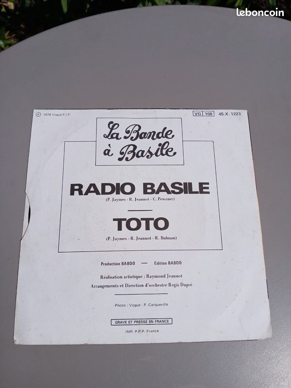 La bande à Basile-Vinyl 45 Tours (image 2)