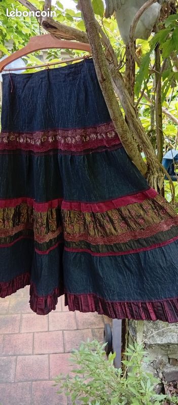 Jupon "bohème" Femme je vous aime taille 38/40 (image 1)