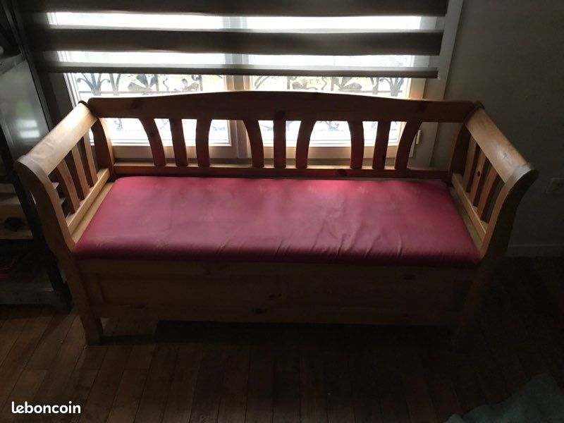 Ventre très intéressante table et banquette en bois massif (image 4)