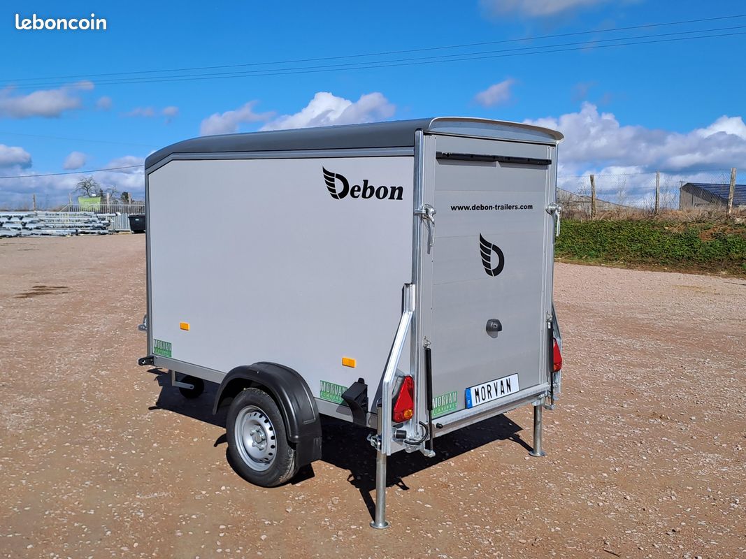 Remorque fourgon DEBON C255 ALU 1300kg (image 3)