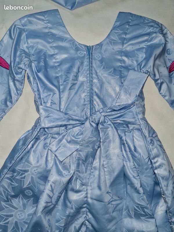 Robe enfant/ l'aïd/ robe africaine/caftan fille/bazin riche/broderie/fille/fête/Noël/cadeau (image 5)