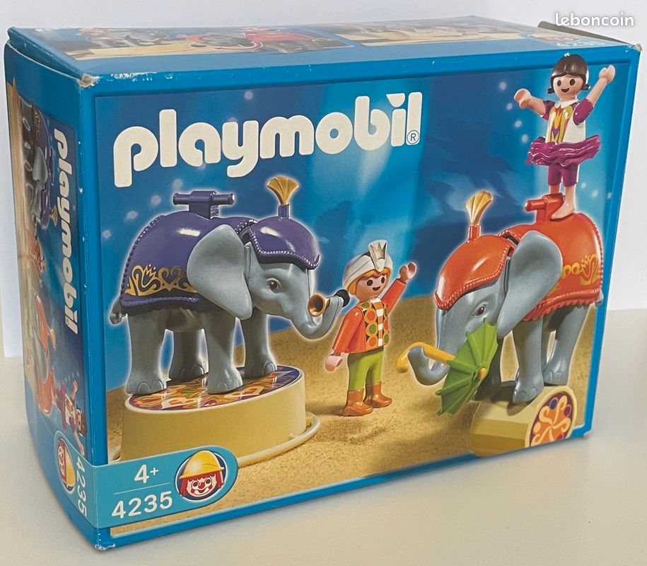 PLAYMOBIL Circo U1224 - Ombrellino Portatile Giallo E Verde Per Il Grande Show Dell'Elefante 4235 (Usato)