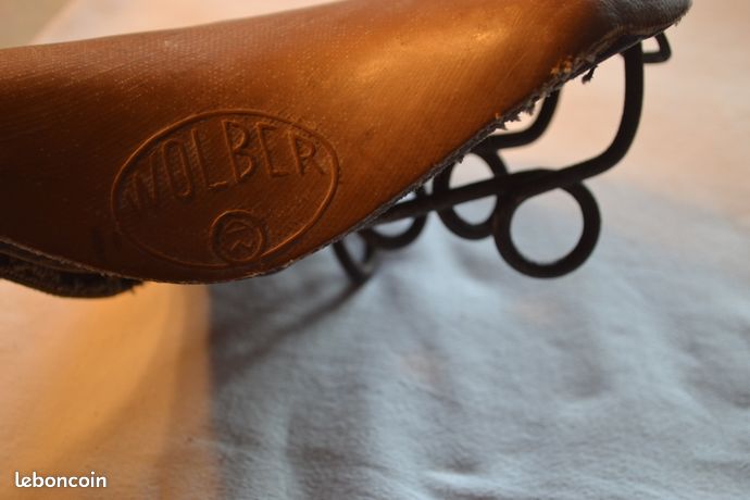 Selle vélo vintage A. Wolber – pièce d'origine à restaurer - Équipements vélos
