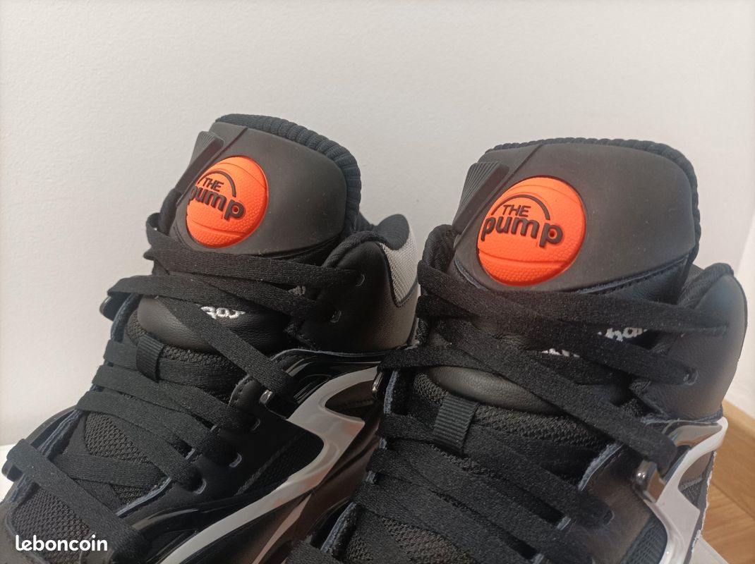 Reebok Shoes Reebok Pump Omni Lite Noir Orange Rare Escarpin Rétro