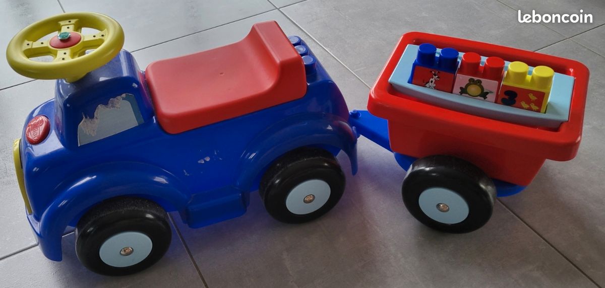 Camion porteur remorque écoiffier Jeux Jouets