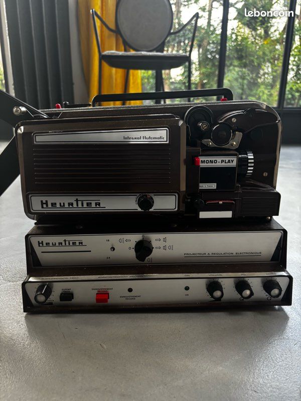 Projecteur De Cinéma Heurtier Stéréo 42 - Bon état - Vidéo Projecteur Collection