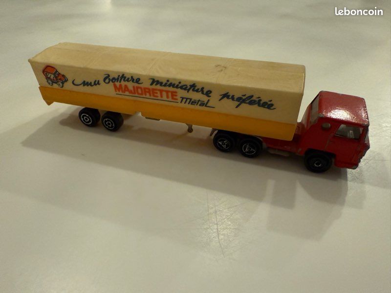 Semi-remorque Publicitaire Majorette Monoprix - Édition 1982 - Rare - État Parfait - 1:100