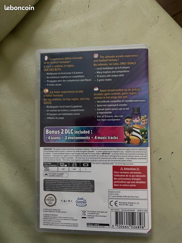 Super Kickers League Ultimate switch Jeux vidéo