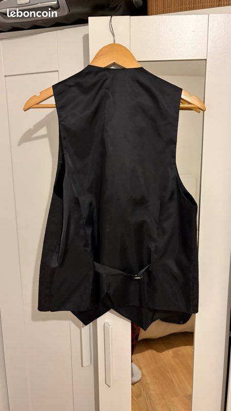 Costume de marié sur mesure – taille 52 – porté une fois (image 10)