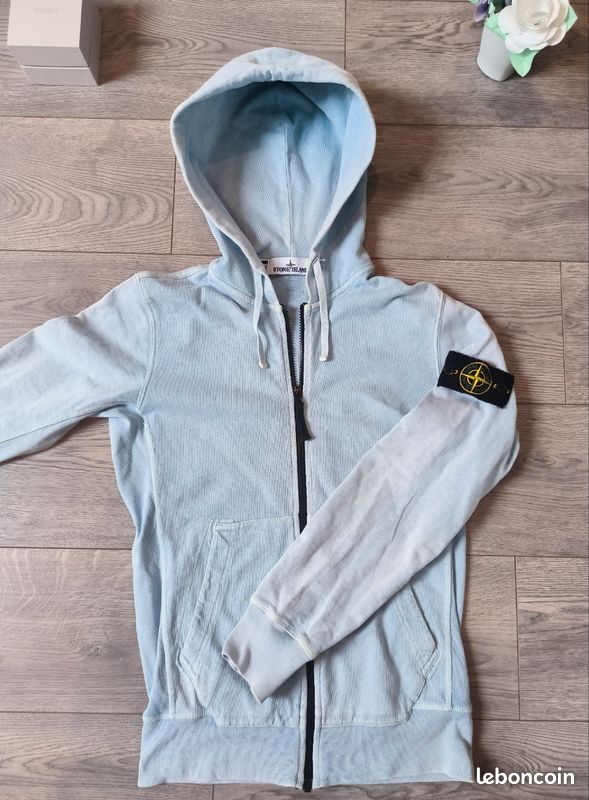 Gilet Stone Island Bleu ciel Vêtements