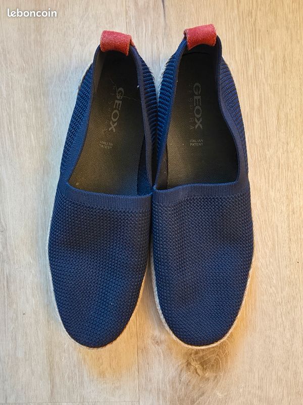 Espadrilles pour hommes bleu marine Geox (image 4)