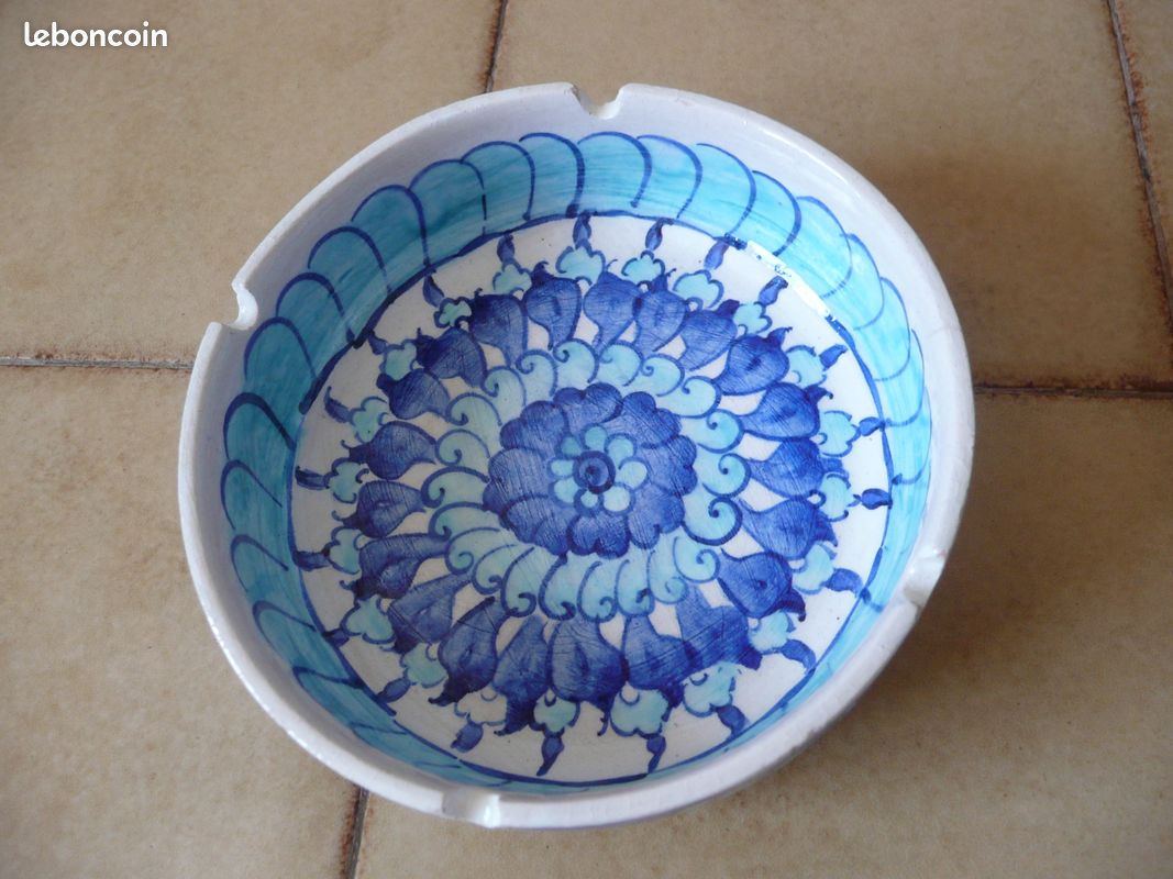 BLEU MON JULES – Cendrier Marocain | Céramique Artisanal & Décoration Orientale