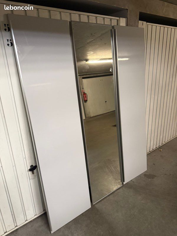 Lot de 3 portes IKEA Pax 50x199 (image 2)